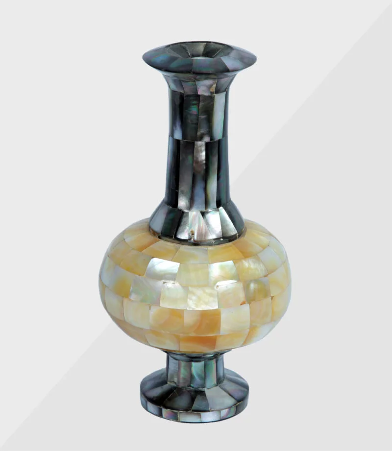 Marble Inlay Flower Vase Marble Inlay Flower Vase